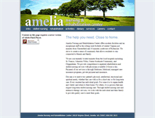 Tablet Screenshot of ameliacare.com